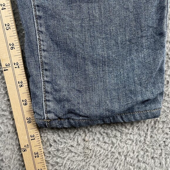 Eddie Bauer Thermal Jeans Womens 14 Plaid Lined Light Wash Denim - Picture 6 of 9